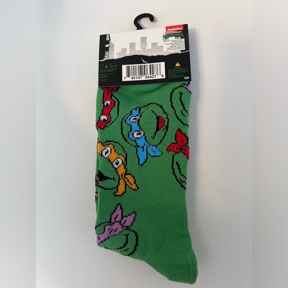 NWT Mens Crazy Socks, Teenage Mutant Ninja Turtles - Picture 3 of 5